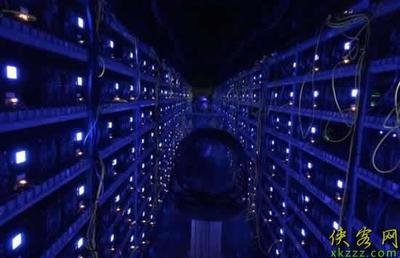 Industrial scale crypto mining farm with warranty-backed hosted machines